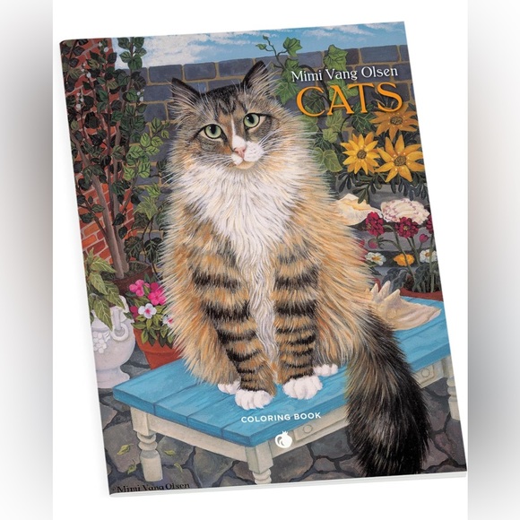 Mimi Vang Olsen Cats Color Book - Picture 1 of 4